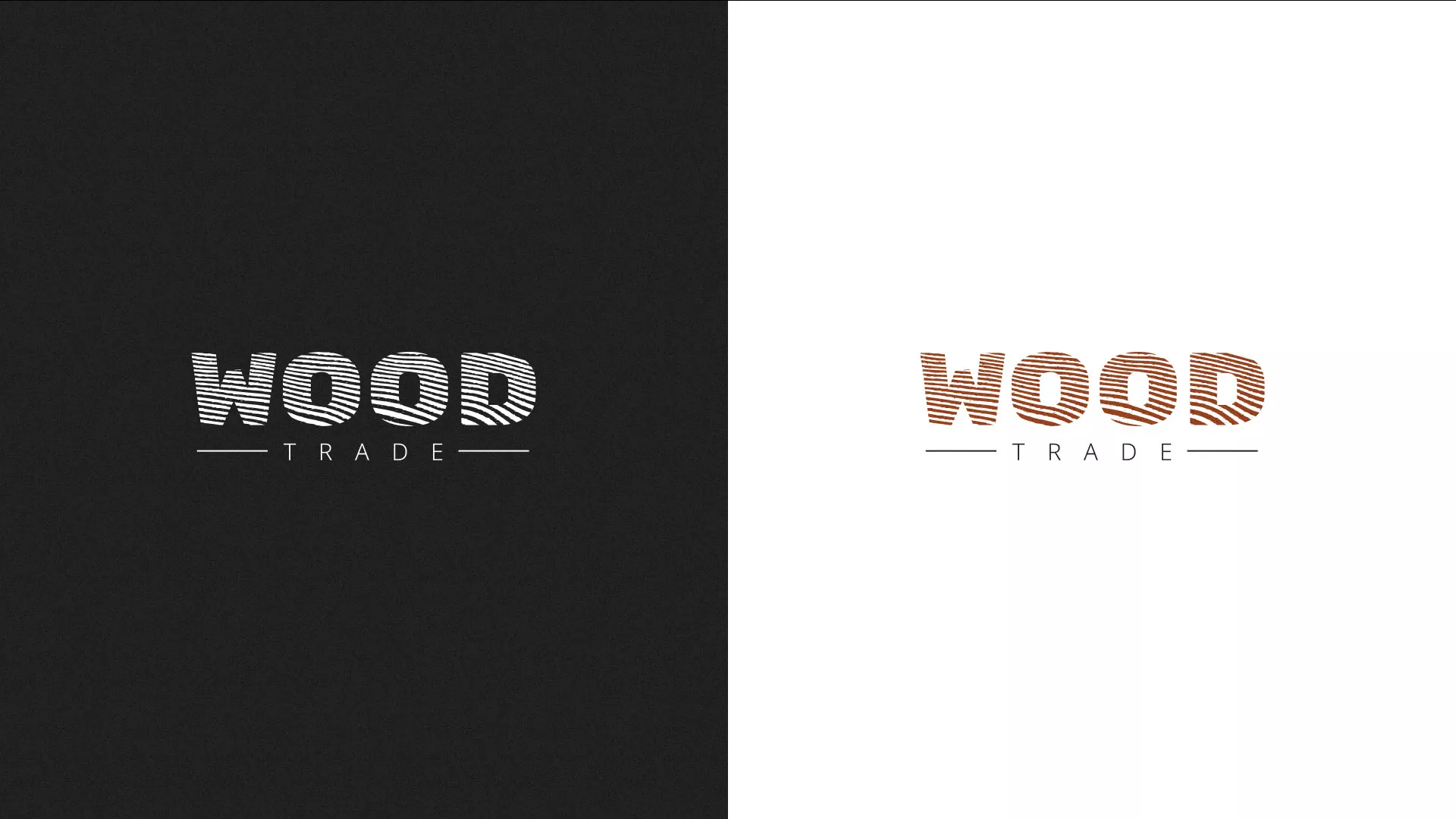 Разработка логотипа для компании «Wood Trade» в Тольятти